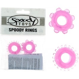 2 cockrings rose en jelly