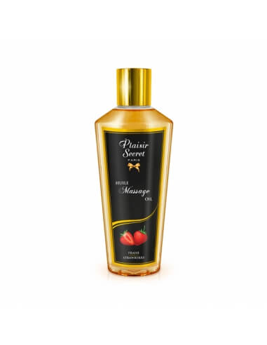 huile de massage fraise de plaisir secret