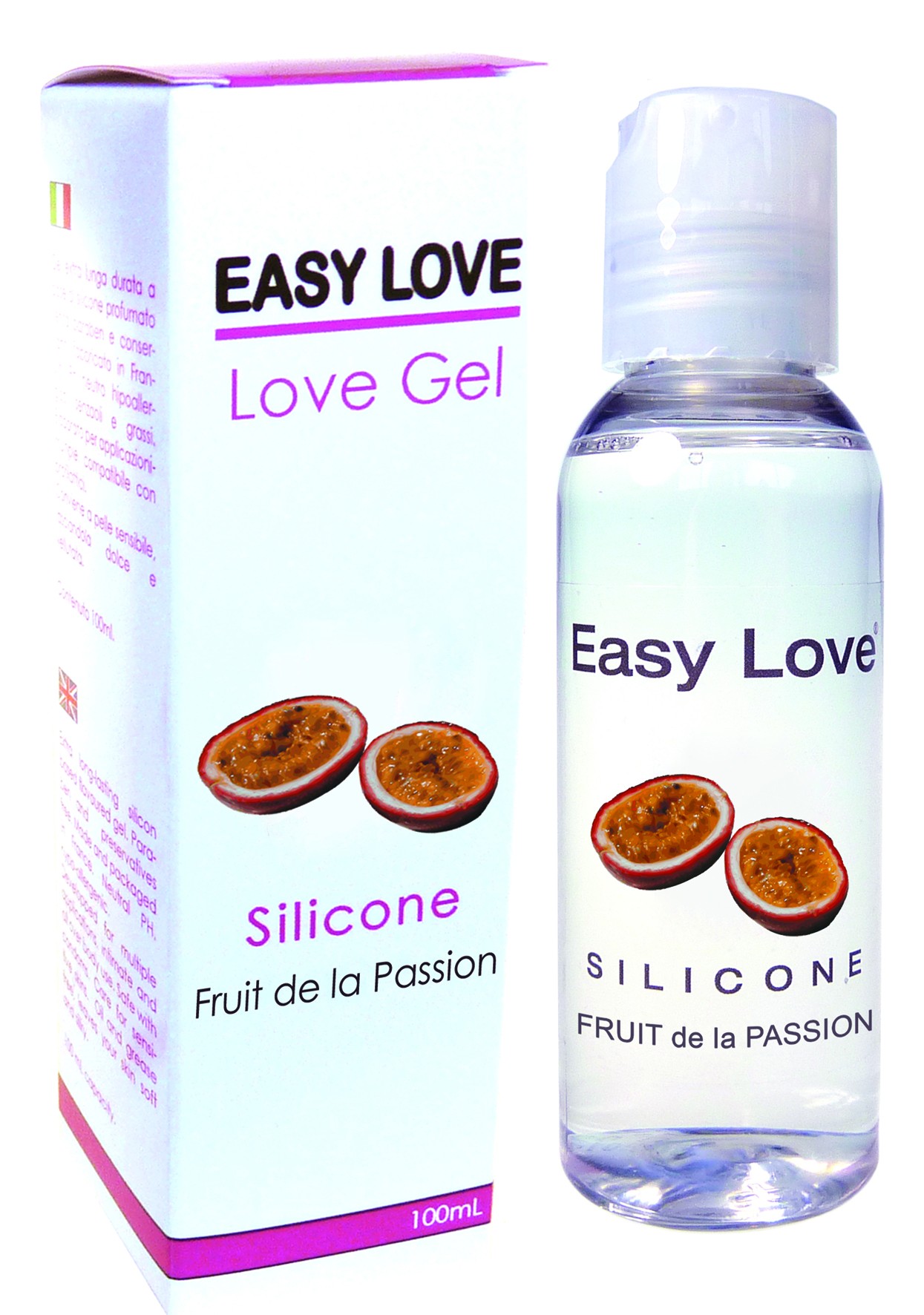 Huile de massage silicone easy love fruit de la passion