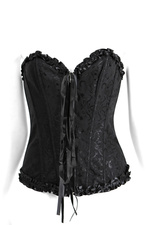 Corset fermeture zip