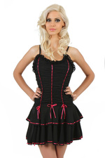 Robe corset  volants