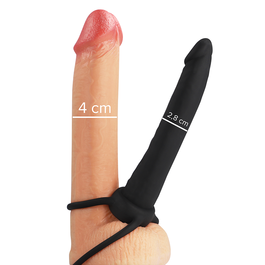 Gode anal noir silicone
